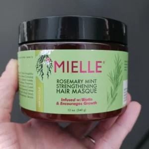 Mascarilla Fortalecedora de Cabello Mielle Rosemary Mint.