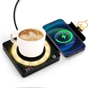 Calentador de Taza Inteligente & Cargador Qi 2-en-1